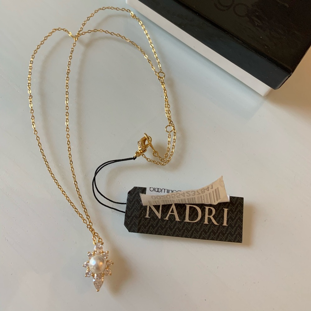 Nadri Pendant Necklace, 16”-18”